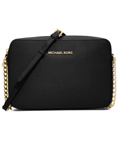 michael kors jet set travel crossbody zwart|michael kors jetsetter crossbody.